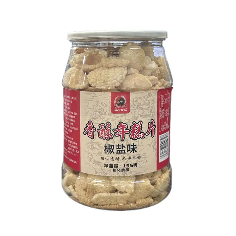 155 g de rebanadas de galleta de arroz crujiente con sabor a sal y pimienta