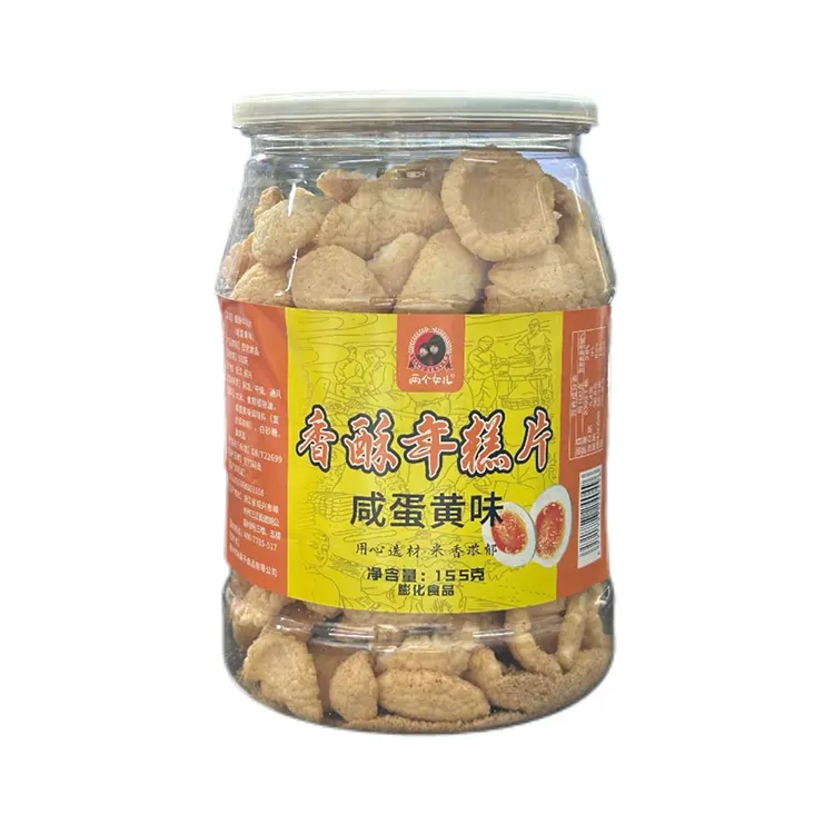 155 g de rebanadas de galleta de arroz crujiente con sabor a yema de huevo salada