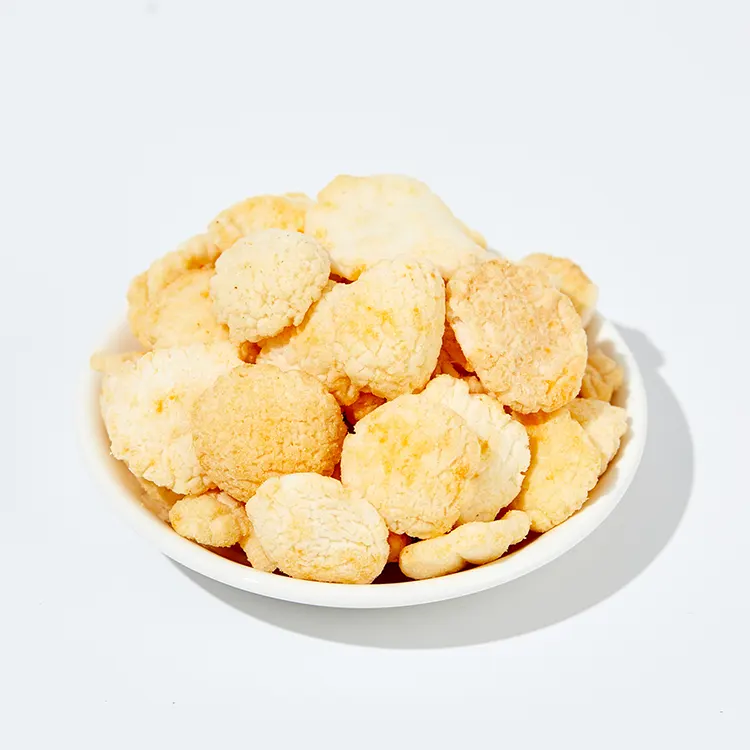 2,5 kg de rebanadas de galleta de arroz crujiente con sabor a yema de huevo salada